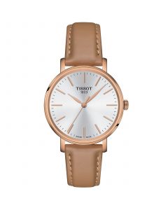 Women's Swiss Everytime Beige Leather Strap Watch 34mm