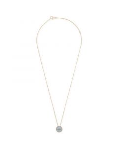 Diamond Evil-Eye Pendant Necklace (1/6 ct. t.w.) in 10k Yellow Gold, 17" + 1" extender