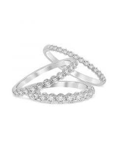 Diamond Band Collection in 14k Gold or White Gold