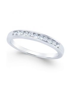 Diamond Band Ring (1/4 ct. t.w.) in 14k White Gold