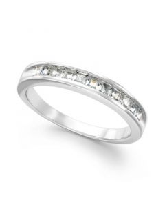 Diamond Channel Band (1/2 ct. t.w.) in 14k White Gold