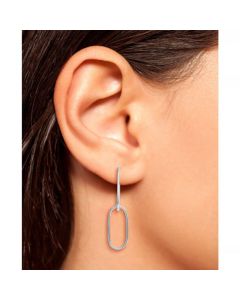 Double Link Wire Drop Earrings, Created for Macy's