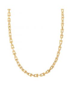 Open Link 20" Chain Necklace in 18k Gold-Plated Sterling Silver