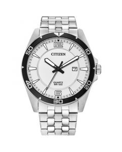 Men's Stainless Steel Bracelet Watch 42mm