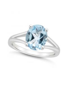 Women's Sky Blue Topaz (3-3/5 ct.t.w.) Ring in Sterling Silver