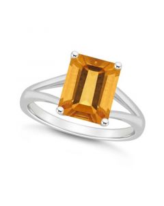 Women's Citrine (3-1/6 ct.t.w.) Ring in Sterling Silver