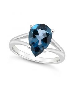 Women's London Blue Topaz (3-2/3 ct.t.w.) Ring in Sterling Silver