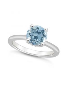 Women's Sky Blue Topaz (2-2/5 ct.t.w.) and Diamond Accent Ring in Sterling Silver