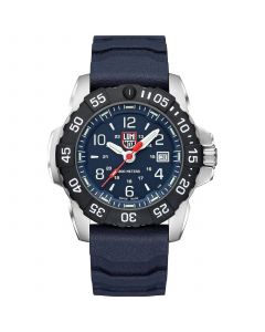 Men's Swiss Navy Seal RSC Blue Rubber Strap Watch 45mm