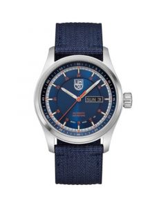 Men's Swiss Automatic Atacama Field Blue Nylon Strap Watch 44mm