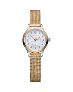 Women's Alliance Gold PVD Stainless Steel Mesh Bracelet Watch 28mm