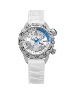 Women's Automatic Nadia White Silicone Strap Watch 35mm