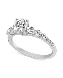 Diamond Engagement Ring (1-1/5 ct. t.w.) in 14k White Gold