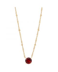 Citrine Solitaire 18" Pendant Necklace (1-1/4 ct. t.w.) in 14k Gold-Plated Sterling Silver (Also in Garnet)