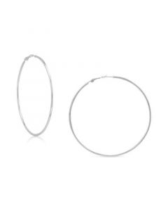 Polished Wire Extra-Large Hoop Earrings, 80mm, Created for Macy's