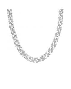 Men's Diamond Pavé Wide Link 24" Chain Necklace (1/2 ct. t.w.)