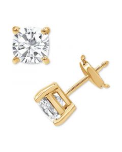 Certified Lab Grown Diamond Cushion Stud Earrings (4 ct. t.w.) in 14k Gold