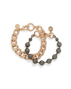 Mixed Chain Bracelet Set, 2 Piece