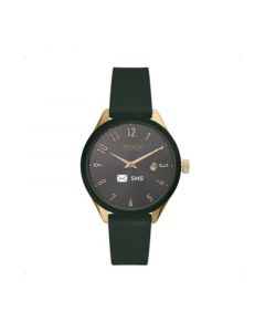 Connected Unisex Olive Silicone Strap Smart Watch 38mm