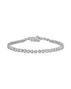 Diamond Tennis Bracelet (1 ct. t.w.) in 14k White Gold