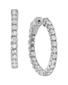 Diamond In & Out Hoop Earrings (1-1/2 ct. t.w.)