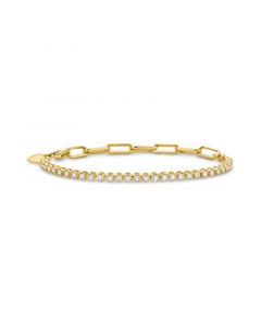 Diamond Link Bracelet (1 ct. t.w.) in 14k Gold