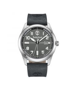 Men's Northbridge Gray Dark Genuine Leather Strap Watch, 45mm