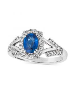 Couture® Blueberry Sapphire (3/4 ct. t.w.) & Vanilla Diamond (1/4 ct. t.w.) in Platinum