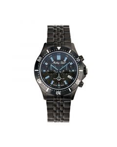 Men's Expedition Chronograph Collection Black Stainless Steel Bracelet Watch, 43mm