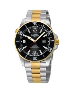 Men's Canal Street Swiss Automatic Two-Tone SS IPYG Stainless Steel Bracelet Watch 46mm