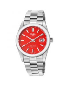 Men's West Village Swiss Automatic Silver-Tone Stainless Steel Bracelet Watch 40mm