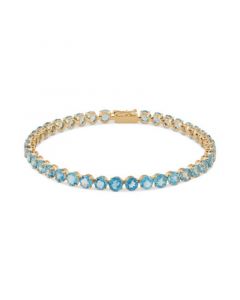 Swiss Blue Topaz Tennis Bracelet (11-5/8 ct. t.w.) in 10k Gold