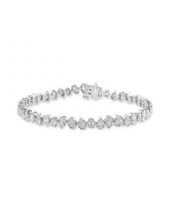 EFFY® Diamond Bracelet (3-1/10 ct. t.w.) in 14k White Gold