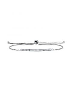 Cubic Zirconia Bar Bolo Bracelet, Created for Macy's