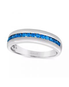 Men's Cornflower Sapphire Band (5/8 ct. t.w.) in 14k Gold