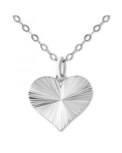 Radiant Heart Pendant Necklace, 16" + 2" extender, Created for Macy's