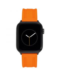 Men's Orange Premium Silicone Band 42mm, 44mm, 45mm Apple Watch