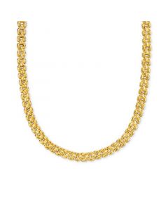 Panther Link 18" Chain Necklace in 14k Gold