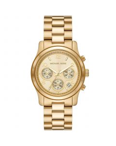 Women's Runway Chronograph Gold-Tone Stainless Steel Bracelet Watch, 38mm