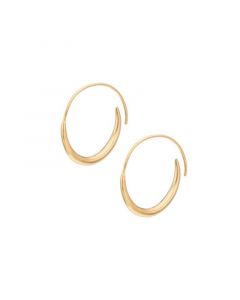 24K Gold-Plated Amali Threader Hoop Earrings