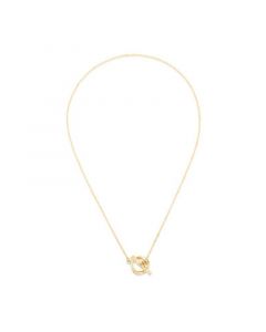 24K Gold-Plated Twist Lariat Necklace