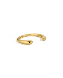 24K Gold-Plated Dash Cuff Bracelet