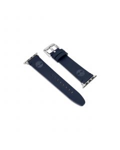 Unisex Ashby Dark Blue Genuine Leather Universal Smart Watch Strap 22mm