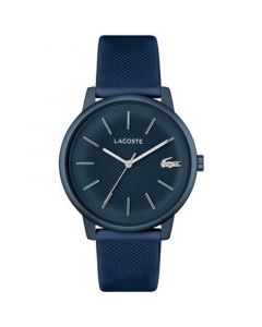 Men's L 12.12 Navy Silicone Strap Watch 42mm