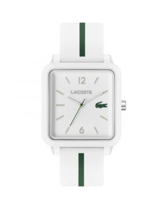 Men's Studio White Silicone Strap Watch 36mm x 38mm