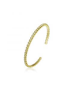 RA 14K Gold Plated Cuff Bracelet