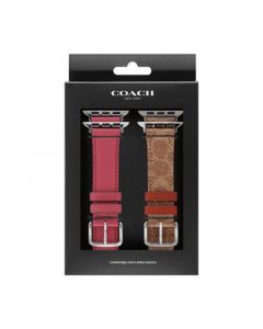 Women's Rouge and Canvas Apple Band Set 38mm, 41mm