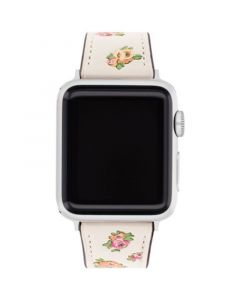 Women's Chalk Floral Leather Apple Band 38mm, 41mm