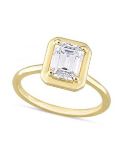 Moissanite Bezel Ring (1-3/4 ct. t.w.) in 10k Gold