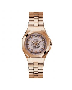 Women's Date Quartz Rose Gold-Tone Stainless Steel Watch 34mm